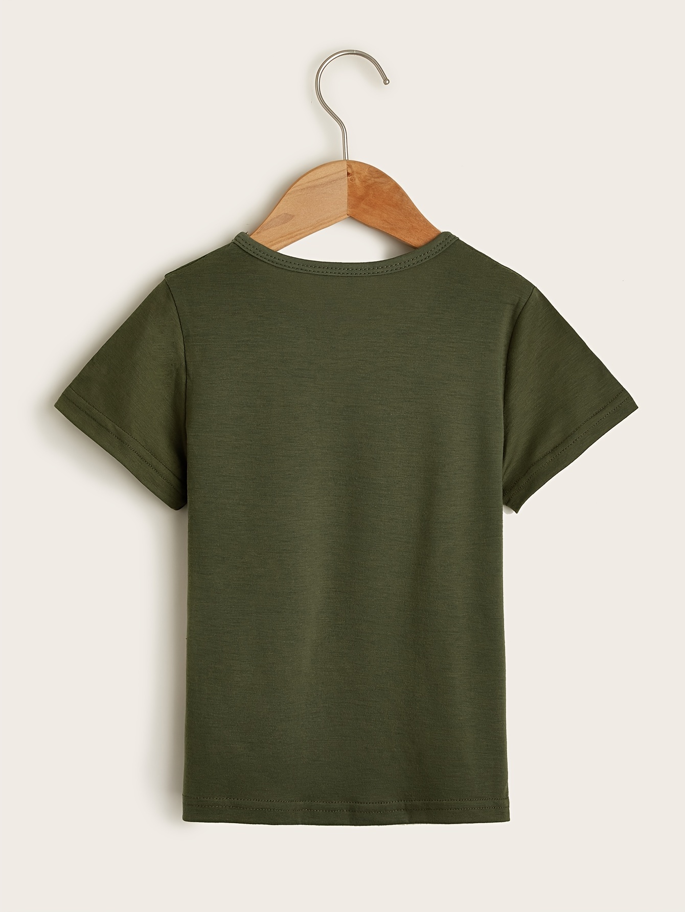 FATIGUE . MILITARY / ARMY GREEN T-SHIRT COTTON BLEND ROUND NECK KIDS -  ADULT TSHIRT UNISEX SHIRT KEENTEX BOY GIRL SHIRTS