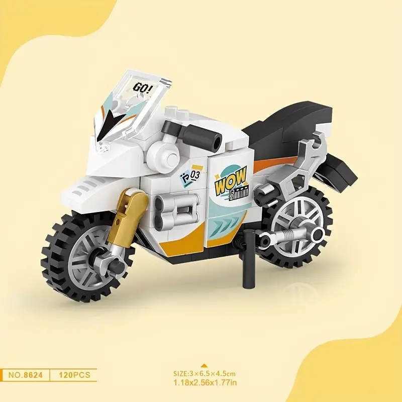 Mini Conjunto De Modelo De Carro De Tijolo, Brinquedo De Construção De Carro  De Polícia De Corrida De Motocicleta DIY, Decoração De Casa, Presentes De  Feriado - Temu Portugal