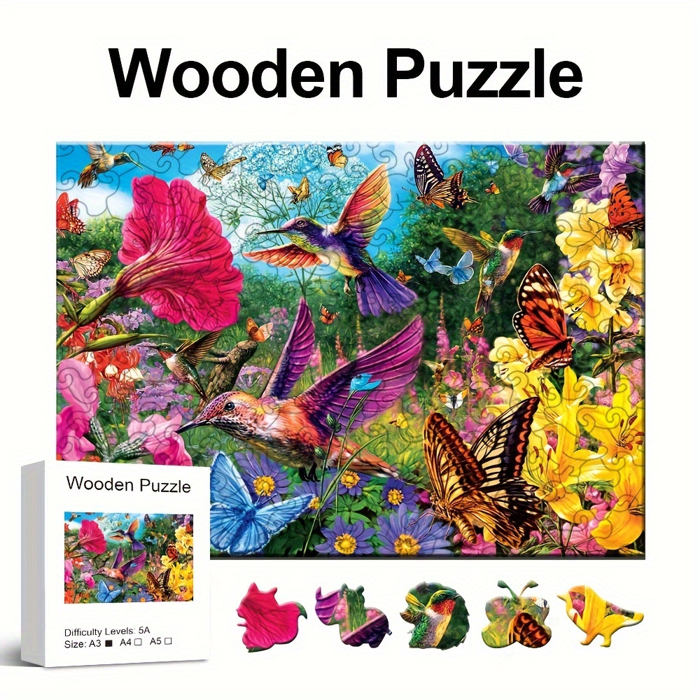Flowers and Birds Puzzle 1000 Pièces Adultes Landscape Puzzle 1000 Pieces  Enfant Idée Cadeau