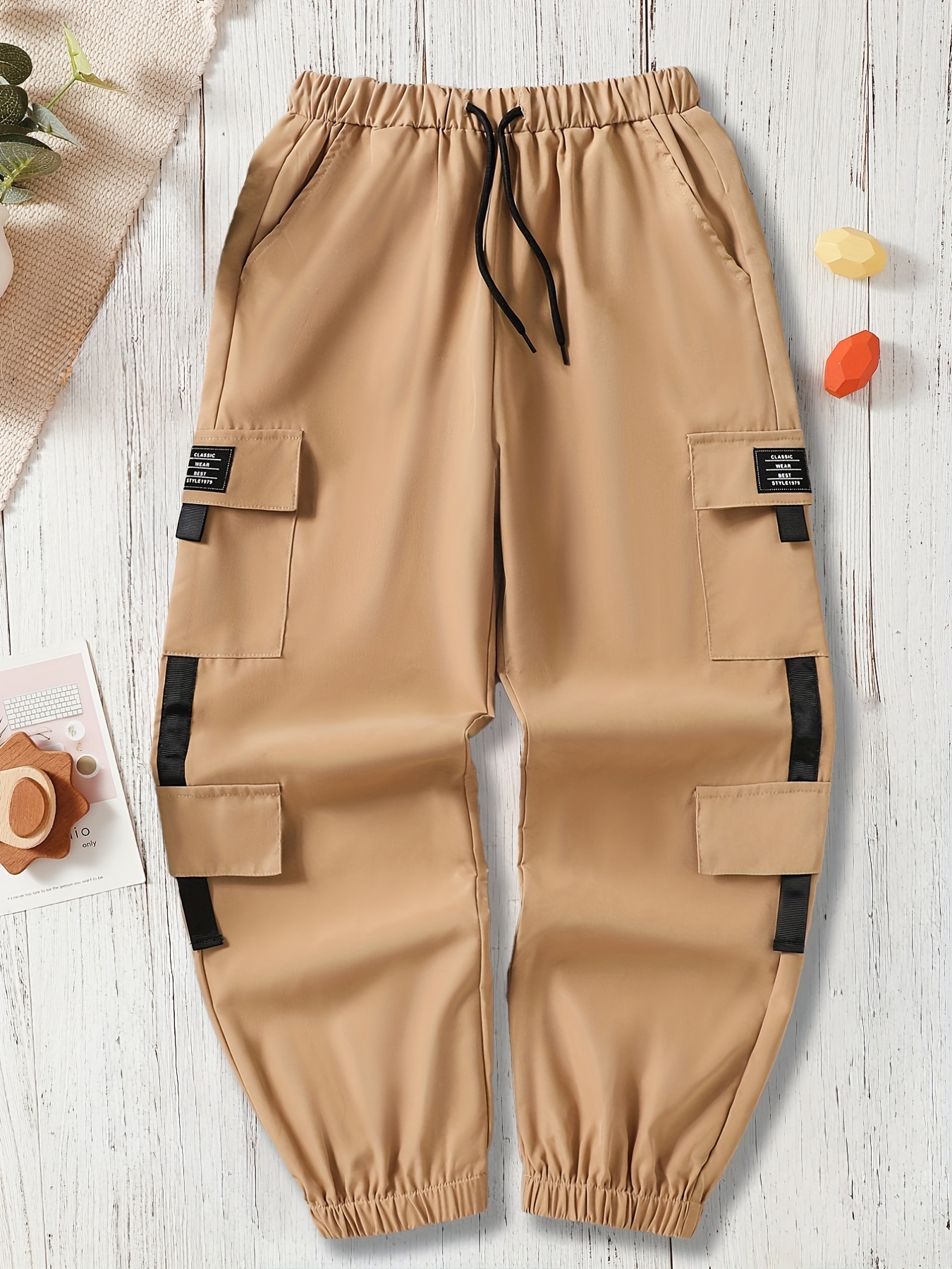 Wholesale Boys Kids Clothing Outfits Sports Cargo Pants Elastic High Waist  Hip Hop Overalls Jogger Trousers From m.alibaba.com