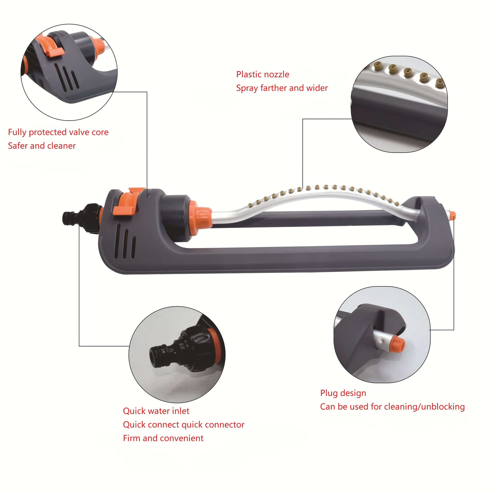 Oscillating Sprinkler Quick Connect Set