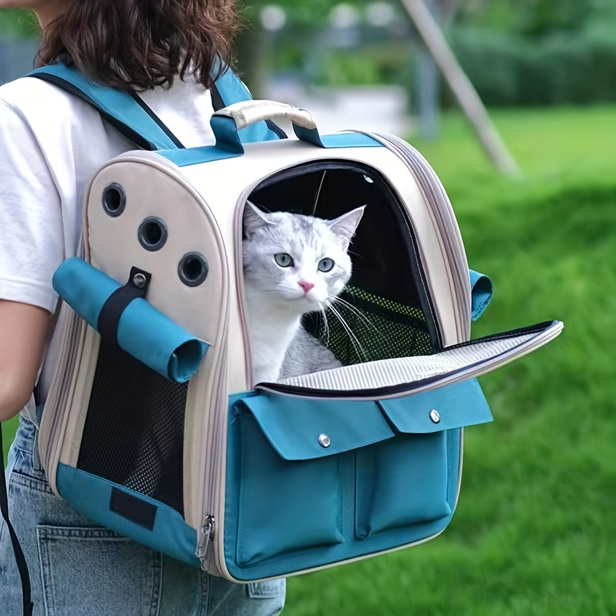 breathable cat backpack