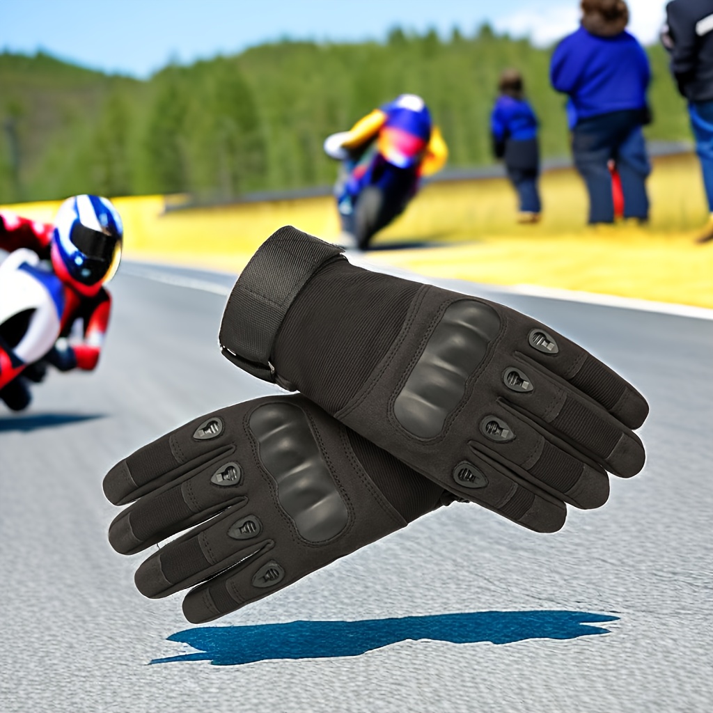 Fingerless Gloves Men Finger Work Gloves Hard Knuckle - Temu