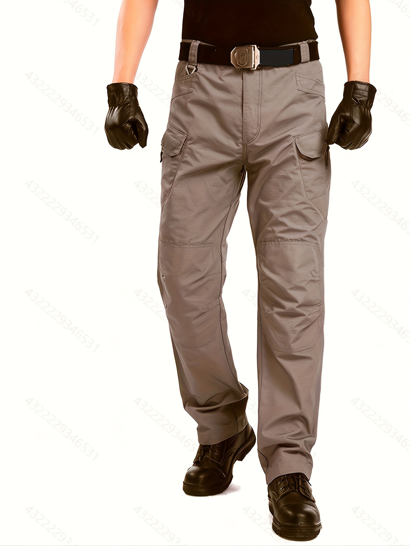 Plus Size Men's Casual Fashion Cargo Pants Big Zipper - Temu