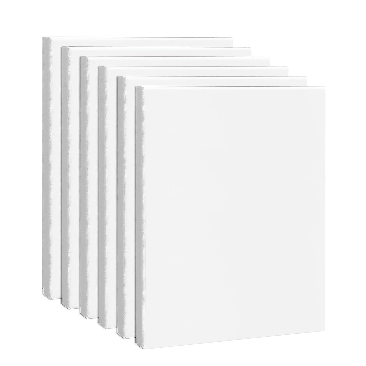 Paint Canvases, 3 Pack 8x7 Inch Hexagon Stretched Art Board Panels White