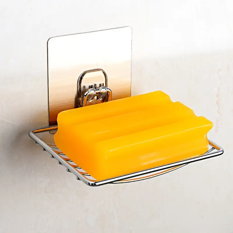 2Pcs Soap Holder for Shower Wall, Self Adhesive Soap Dish with