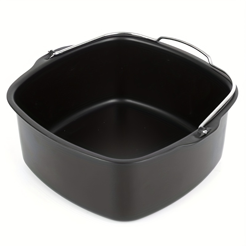 1pc Non-Stick Carbon Steel Loaf Pan With Cover, Minimalist Black Cake Pan  For Kitchen