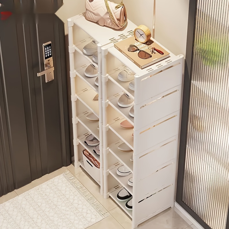 Simple Entry Shoe Rack, Door Wall Shoe Storage Cabinet, Rental