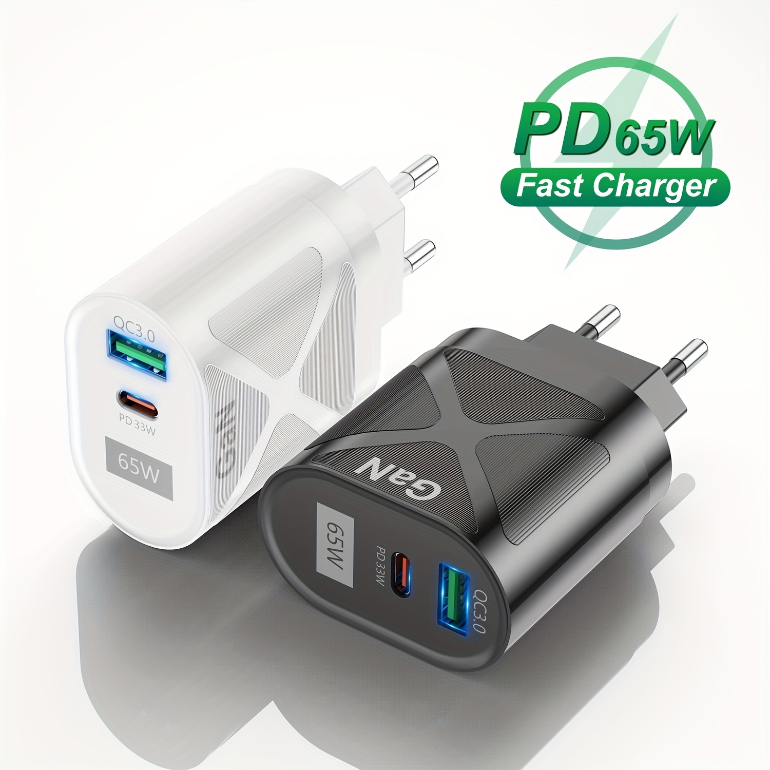 USB-C AC-adapter 65 Watt US wallplug original for Asus ROG