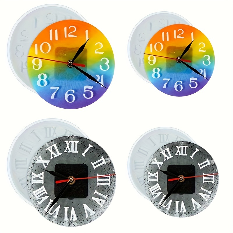 Best Deal for Clock Resin Molds Large Number Clock Silicone Mold Epoxy