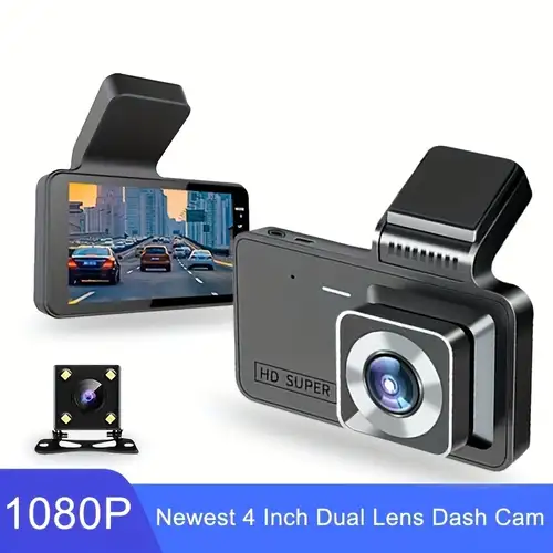 4.3 inch Dash Camera Car Camera Dvr Vehicle Dual Lens Rearview Mirror Auto  Dashcam Recorder Registrator Dash Cam In Car Full HD