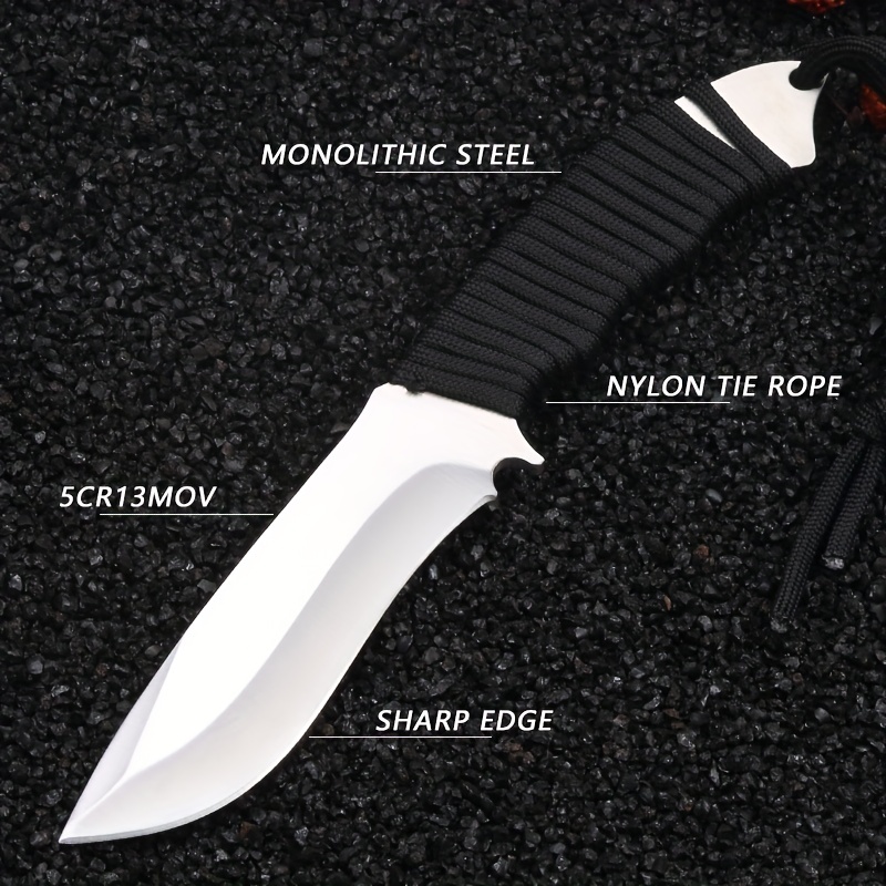 Sharp Handheld Meat Knife, Outdoor Multifunctional Small Straight