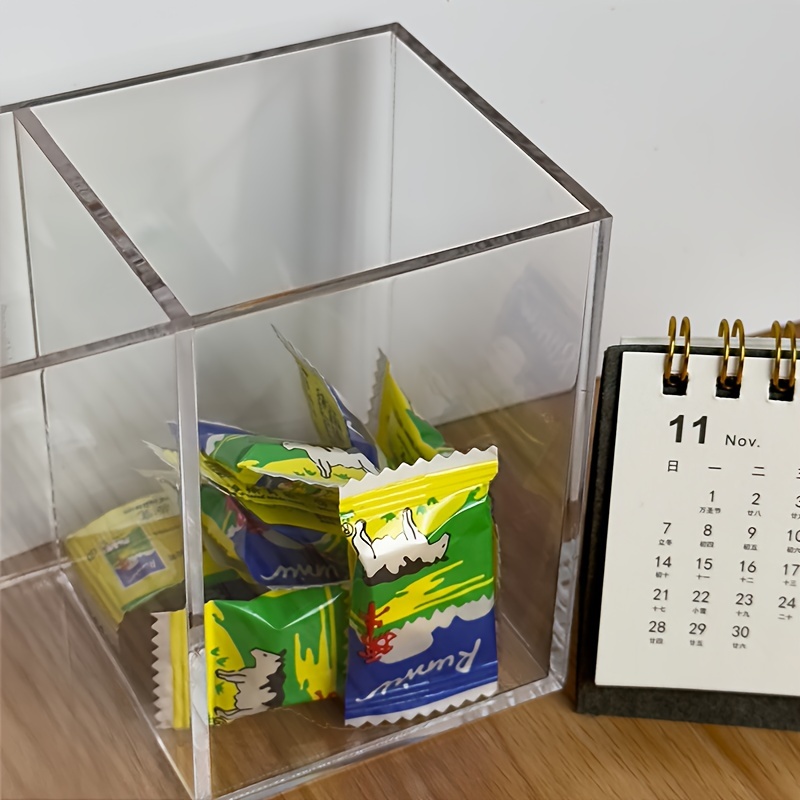 Square Acrylic Storage Box, Acrylic Pen Storage Box