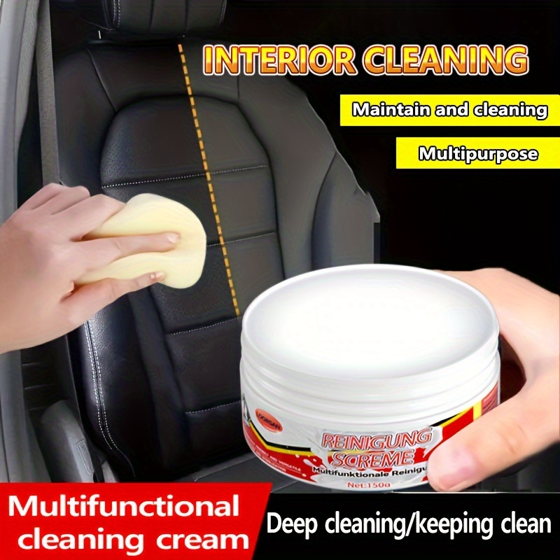 150ml Multi Purpose Foam Cleaner Spray Leather Restorer Seat Polish Agent  Car Interior Rust Remover Cleaning