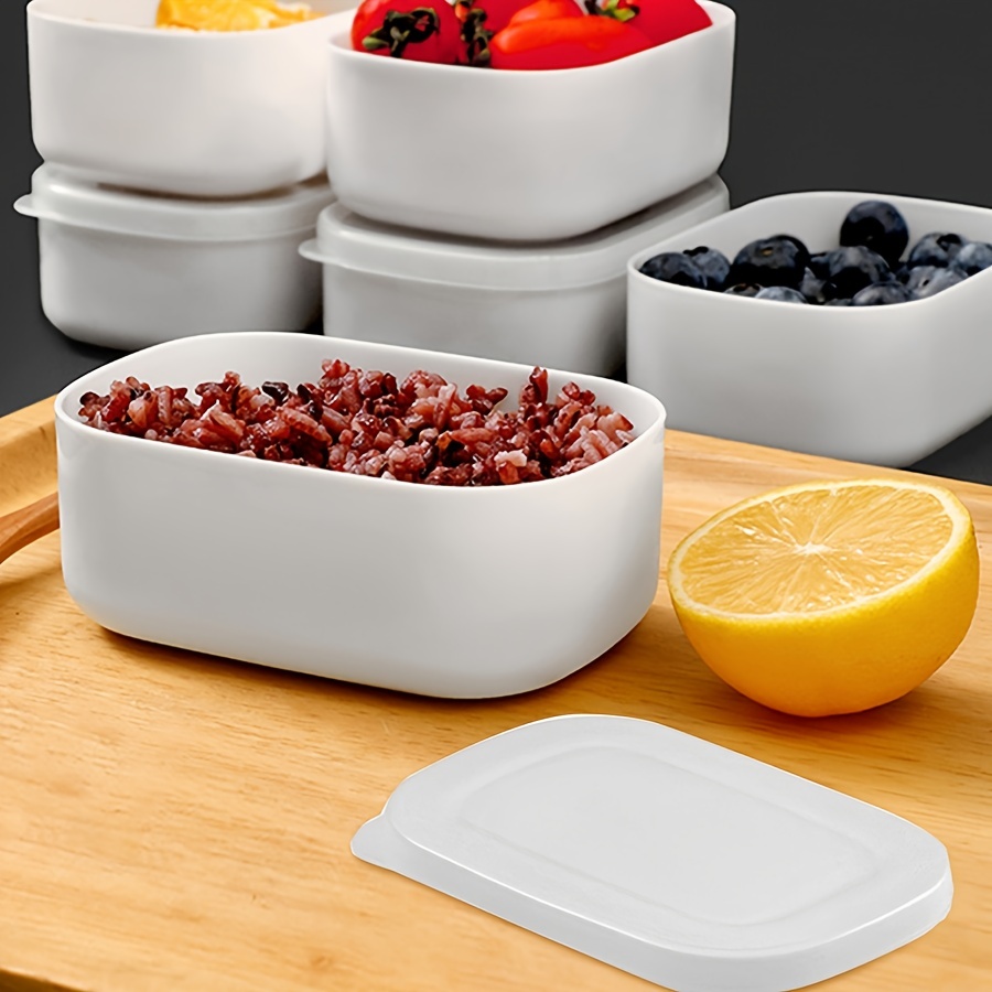 Rectangular Smal Medium Large Lunch Box Plastic Refrigerator Fruit Crisper  Microwaveable Bento Box Food Storage Box