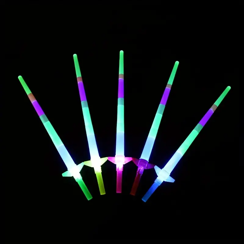 Large Concert Glow Stick Atmosphere Toy Telescopic Four - Temu