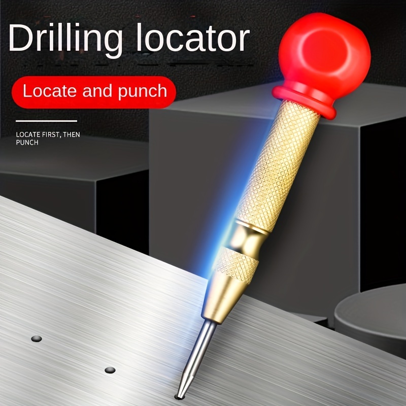 High Hardness Automatic Center Punch Conical Punching Point Tool for Metal  Wood