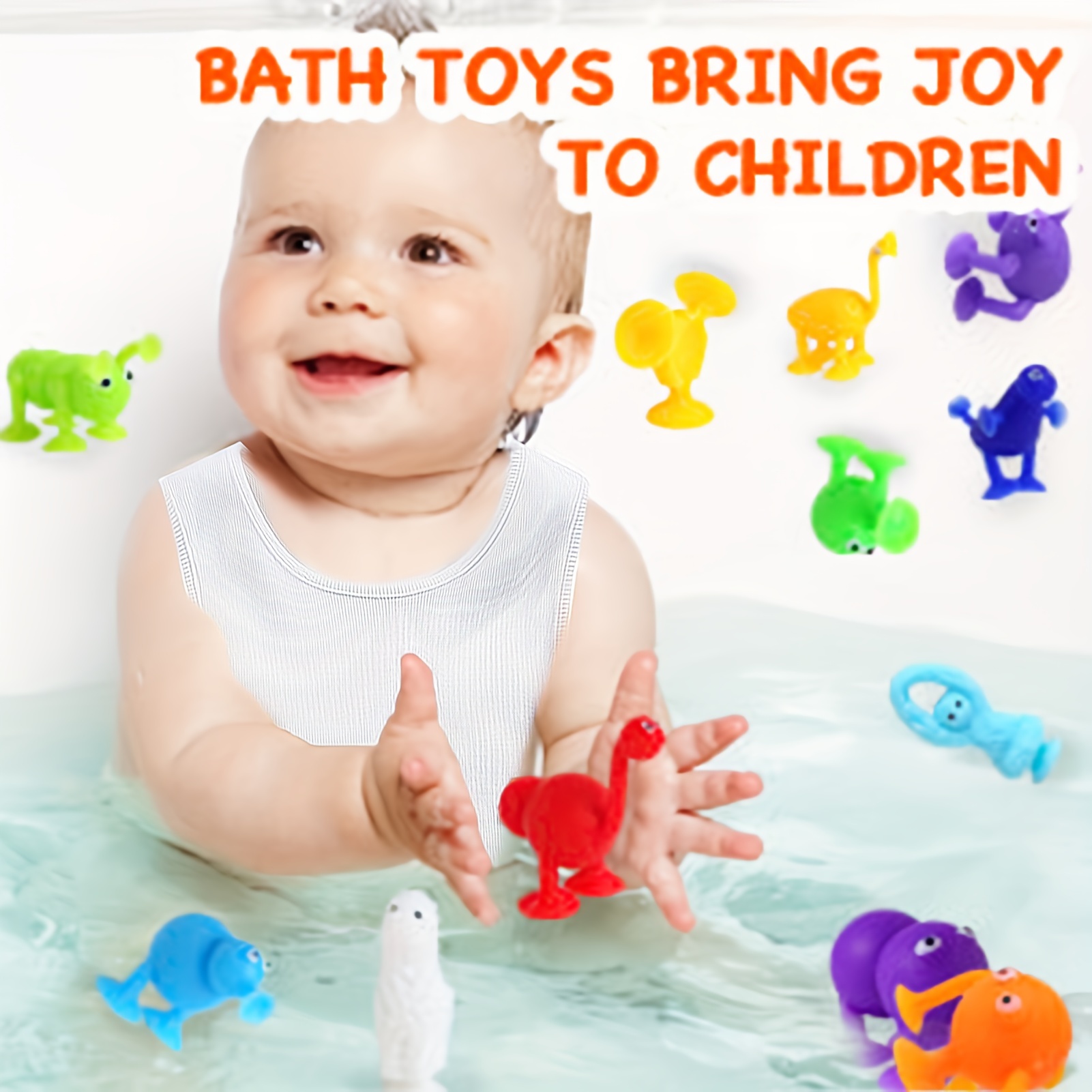 48 PCS Bath Toy Set for Kids Ages 3-8, Toddlers Kids Bathtub Toys