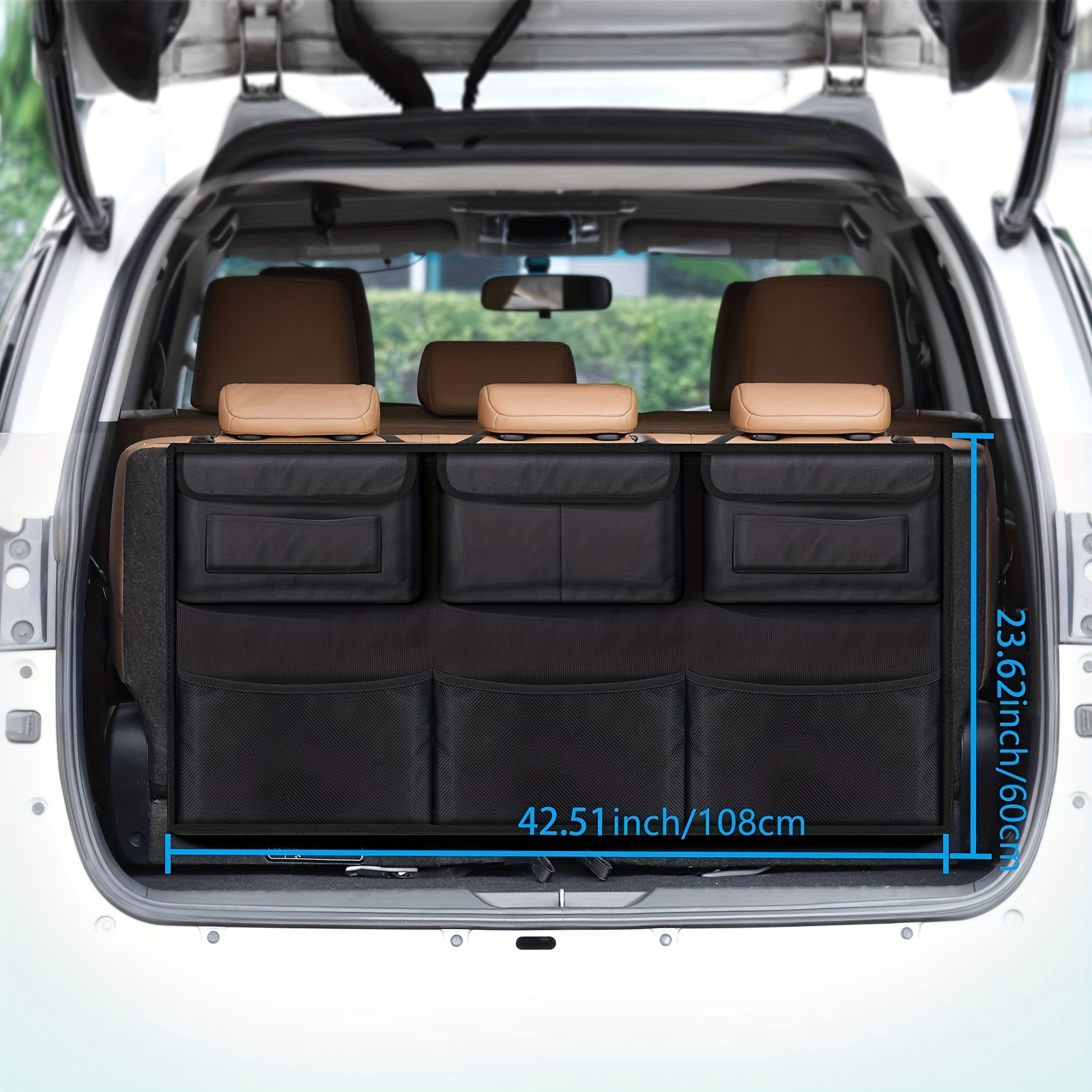 1pc Kofferraum Organizer extra große Kapazität Auto Rücksitz