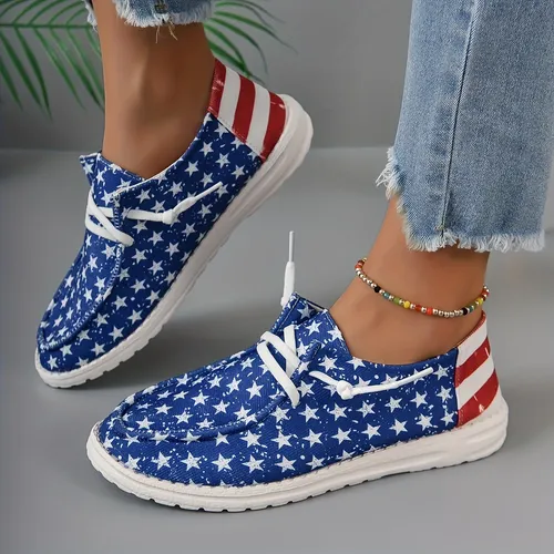 hey dude womens american flag shoes - Temu
