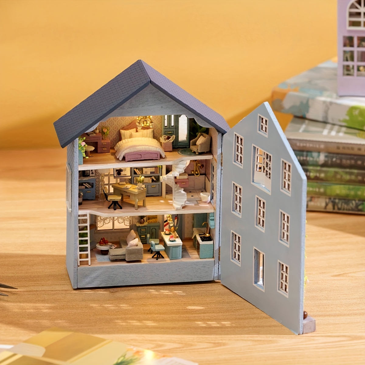 Diy Dollhouse Miniature Kit - Perfect Birthday Gift For Girls
