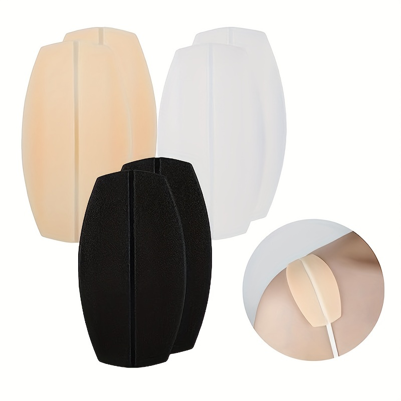 Invisible Silicone Shoulder Pads Soft Non slip Bra Strap - Temu