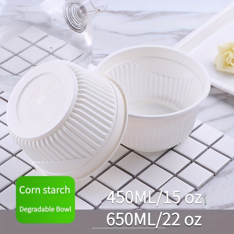 Large Disposable Plastic Reusable Food Container with Lid Soup Bowl - China  Take out Container and Food Container with Lid price