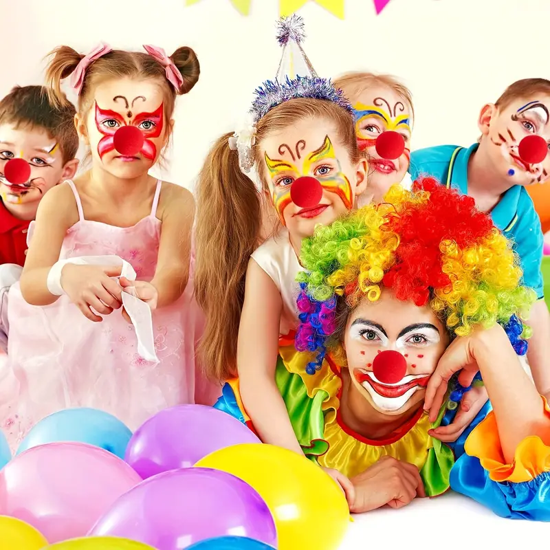 10 Pezzi Naso Rosso Clown Accessori Circo Eventi Oggetti - Temu Italy