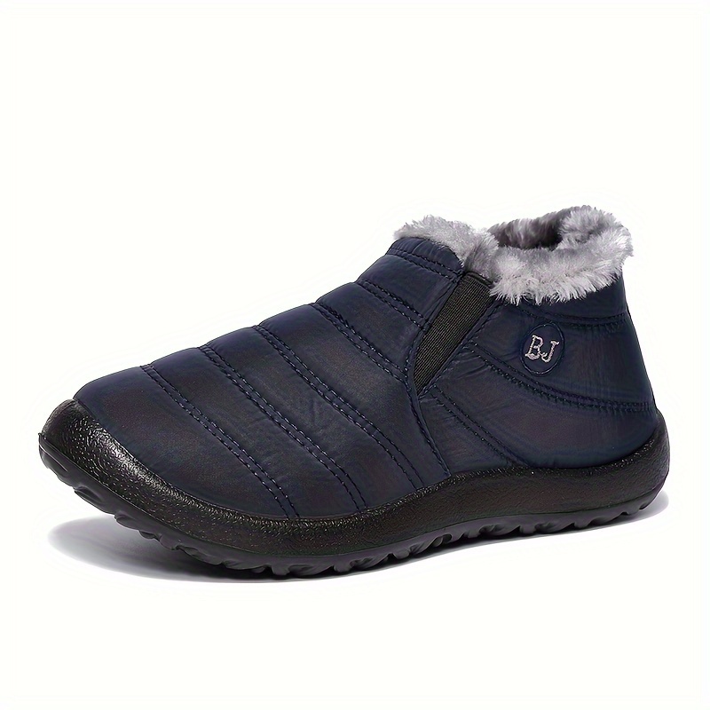 Waterproof Fleece Snow Boots Plus Size Warm Outdoor Boots