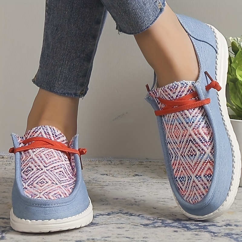 Women's Stylish Low Top Canvas Shoes, Lightweight And Comfortable Casual  Flat Shoes - Temu