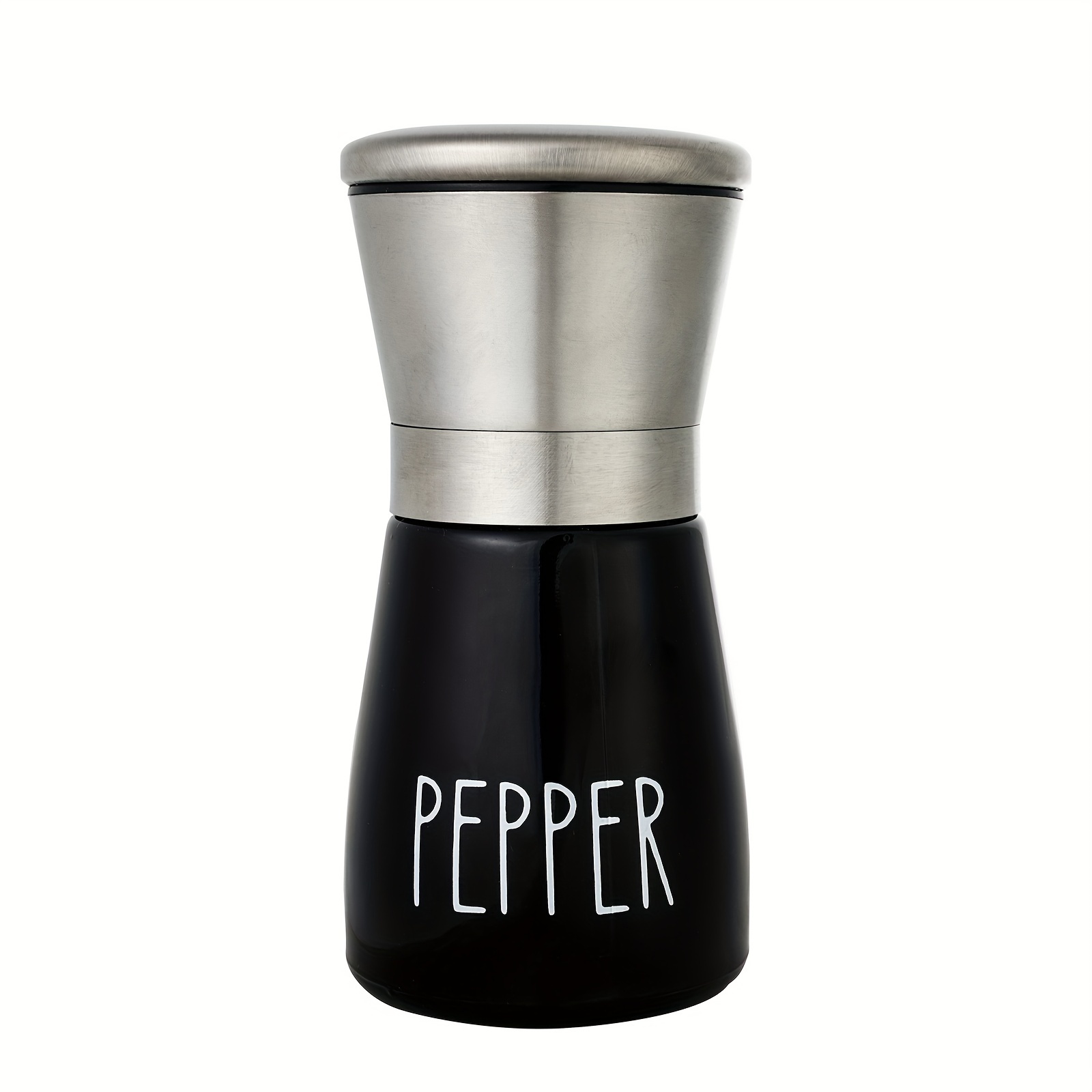 Salt Grinder, Pepper Grinder, Manual Spice Grinder, Adjustable Sea Salt  Grinder, Stainless Steel Pepper Shakers, Pepper Mill, Sea Salt Mill, Modern  Kitchen Accessories - Temu