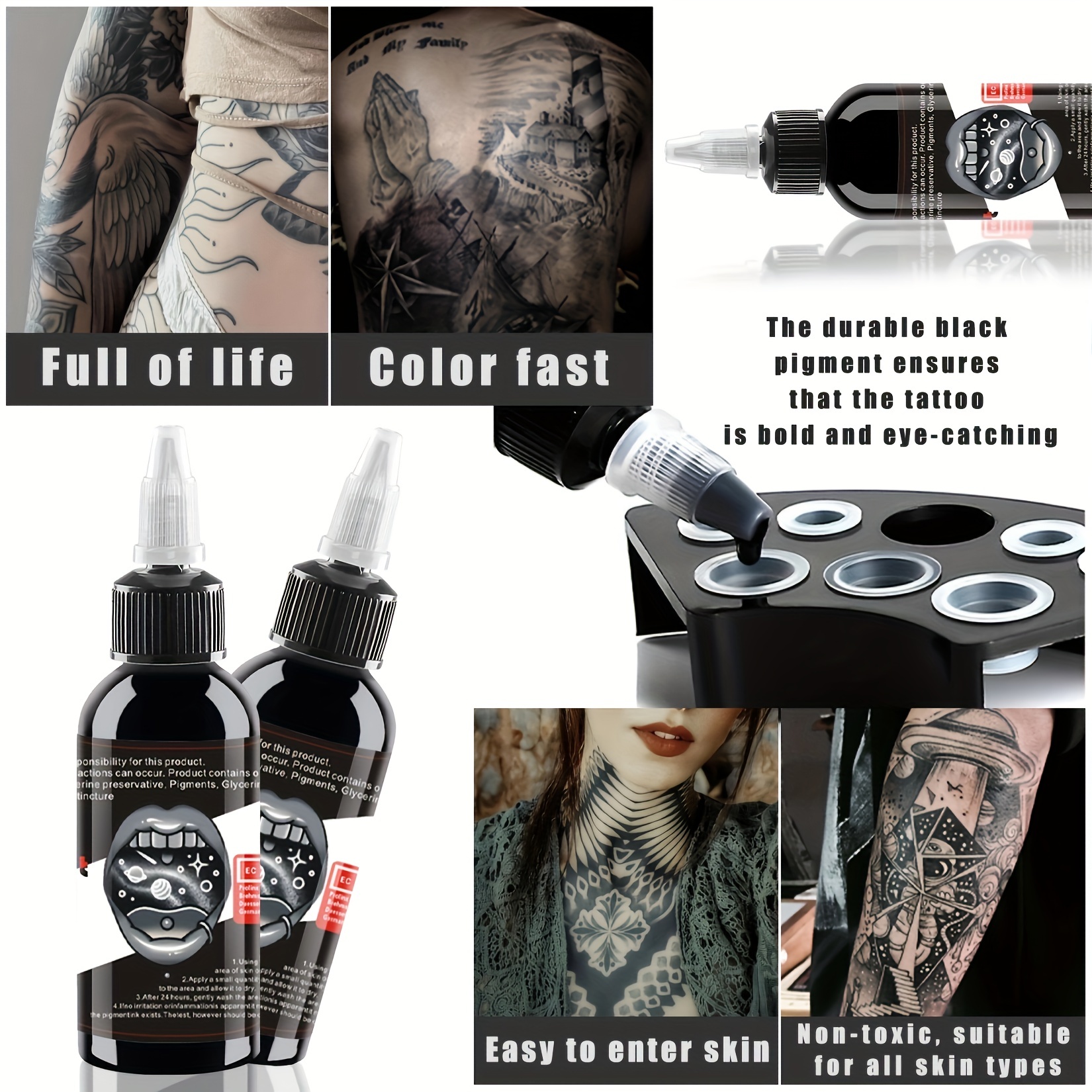 30ml Tattoo Ink Pigment for Body Art