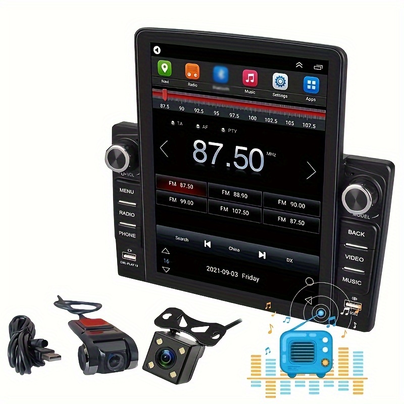 9 Inch Double DIN Android Car Radio Bt Car Stereo GPS Navigation FM USB Auto  Radio - China Car Radio, Car MP5 Player