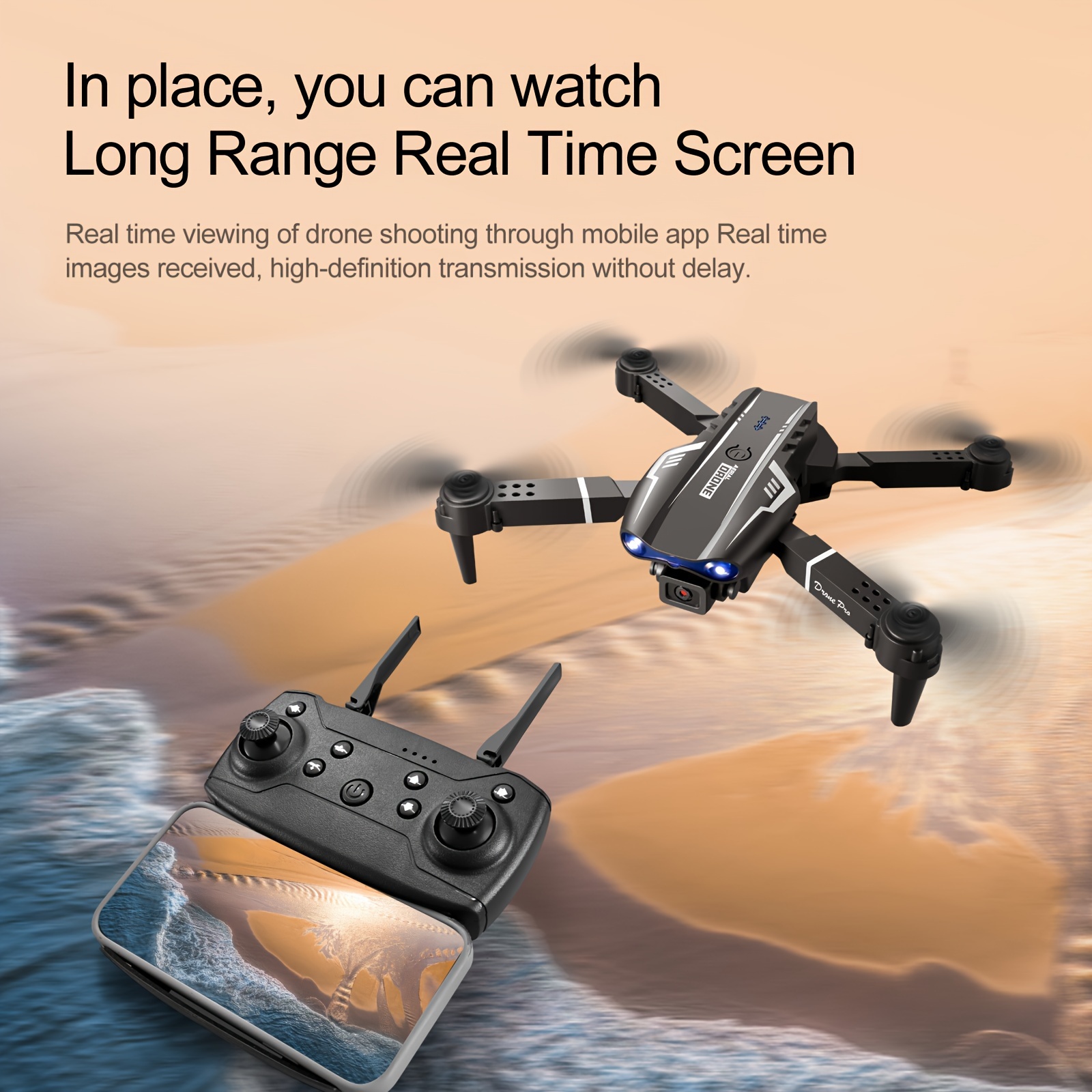 E99 Pro Drone Hd Camera Wifi Fpv Hd Dual Foldable Rc Temu United Kingdom