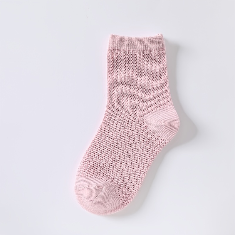 Kids Candy Socks - Thin Mesh Breathable Crew Socks - Summer Children's Socks