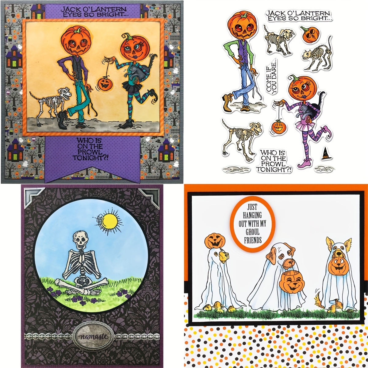 2023 Halloween Collection Clear Silicone Stamps Transparent - Temu