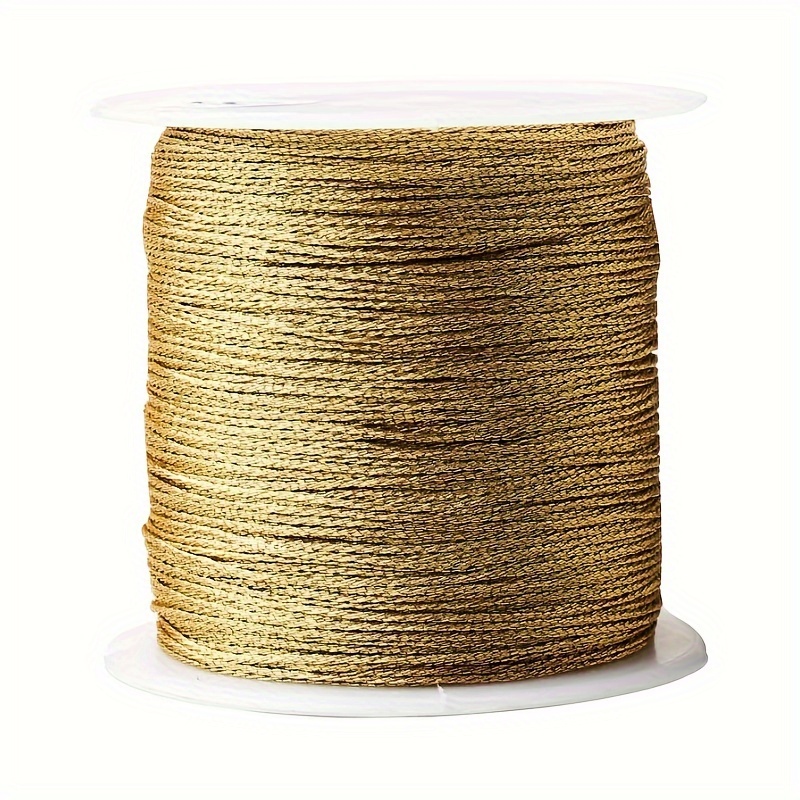 21 Yards/ Metallic Cord Golden Silvery Thread Diy Tinsel - Temu
