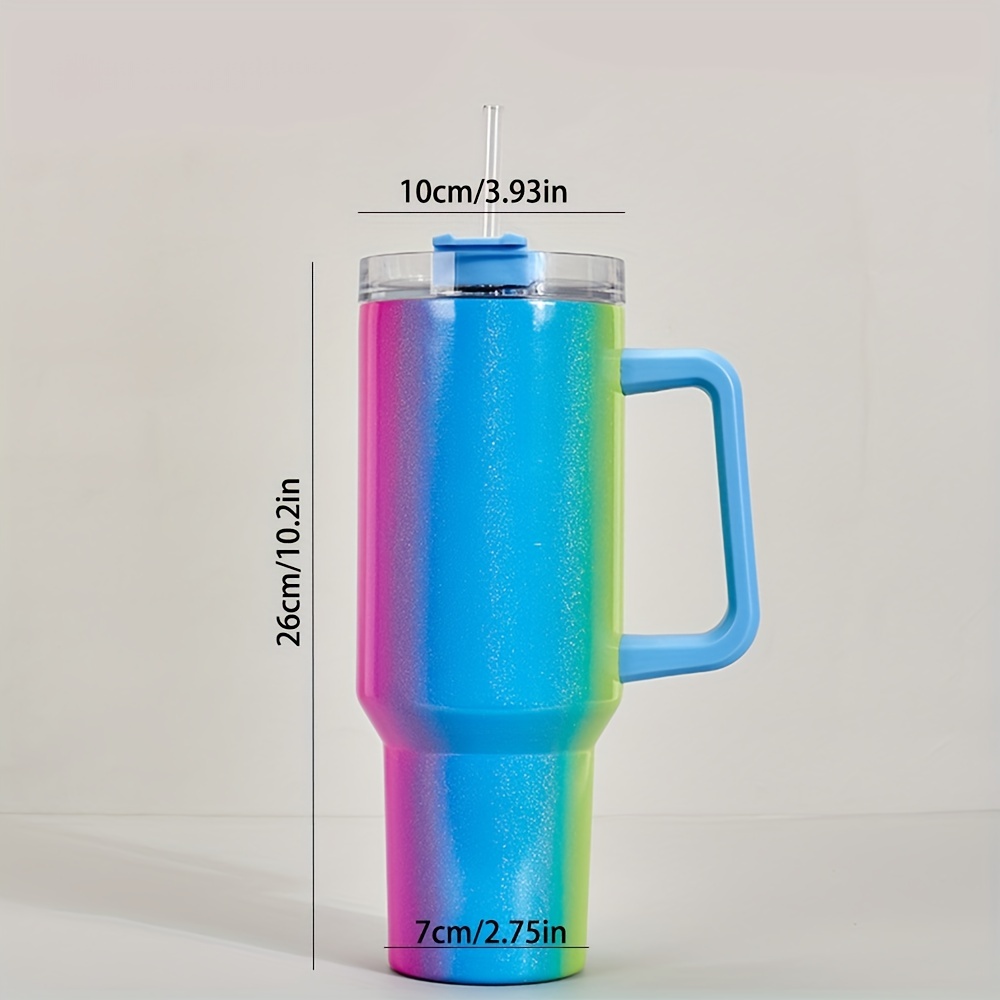 Camping Glitter Tumbler 