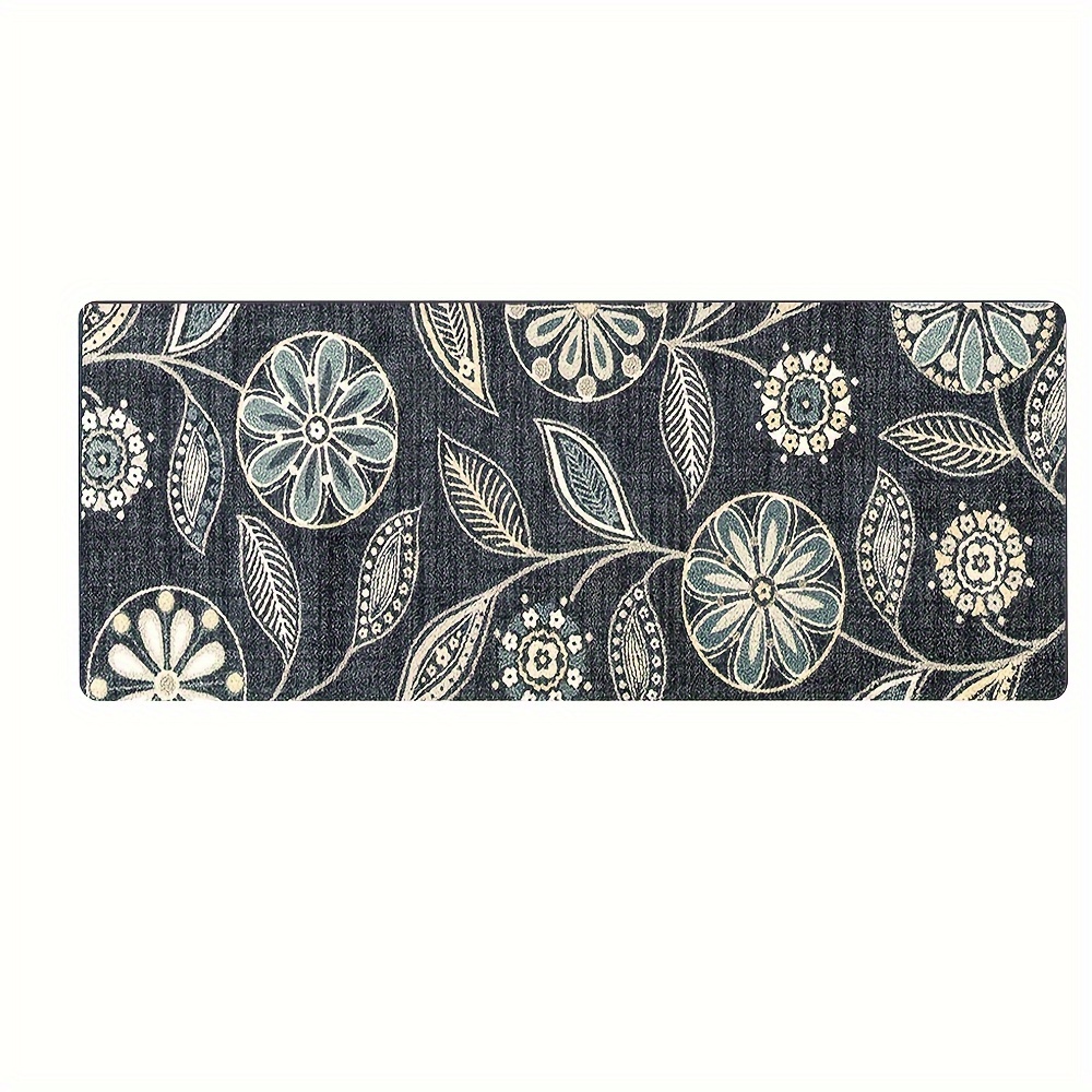 Memory Foam Kitchen Mat Magnolia And Sage Print Carpet - Temu