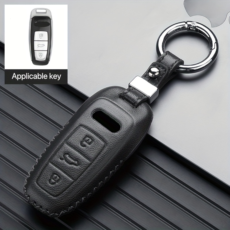 Étuis de clés de voiture en silicone pour Audi, porte-clés, housse