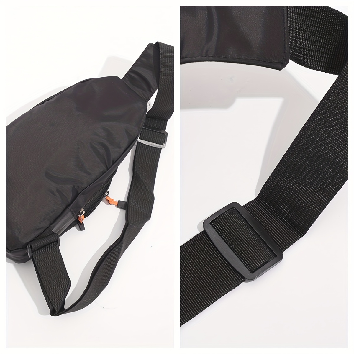 Floless Small Messenger Crossbody Bags Shoulder Satchel Bag Neck Pouch Bag for Men and Women, Adult Unisex, Gray