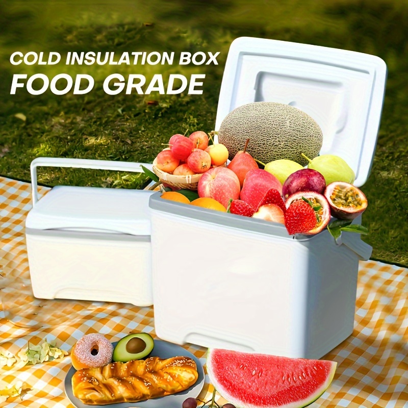 solacol Mini Fridge with Ice Maker Summer Household Ice Maker Diy Food  Grade Complementary Food Container Small Box with Cover Ice Box