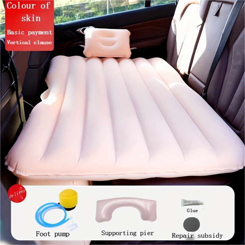 Inflatable Car Air Cushion Rear Seat Inflatable Bed Portable