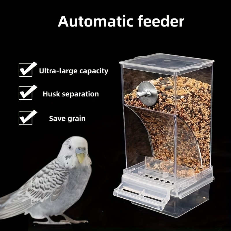 

Bird Splash-proof Automatic Feeder, Bird Feeder, Parrot Food Box, Birdcage Feeding Accessories