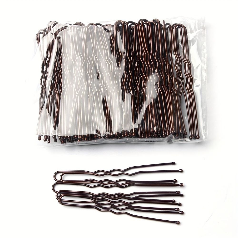 50pcs U-Shaped Hairpin Clips, Decorative Hair Accessories for Girls