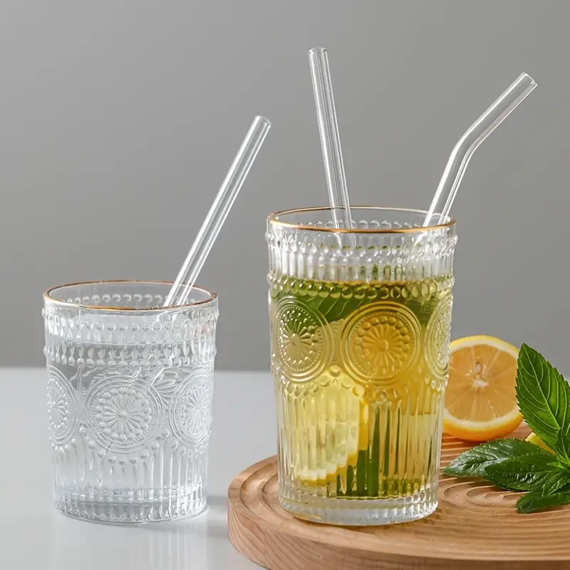 Glass Straws Heat Resistant Reusable Durable Drinking Straws - Temu