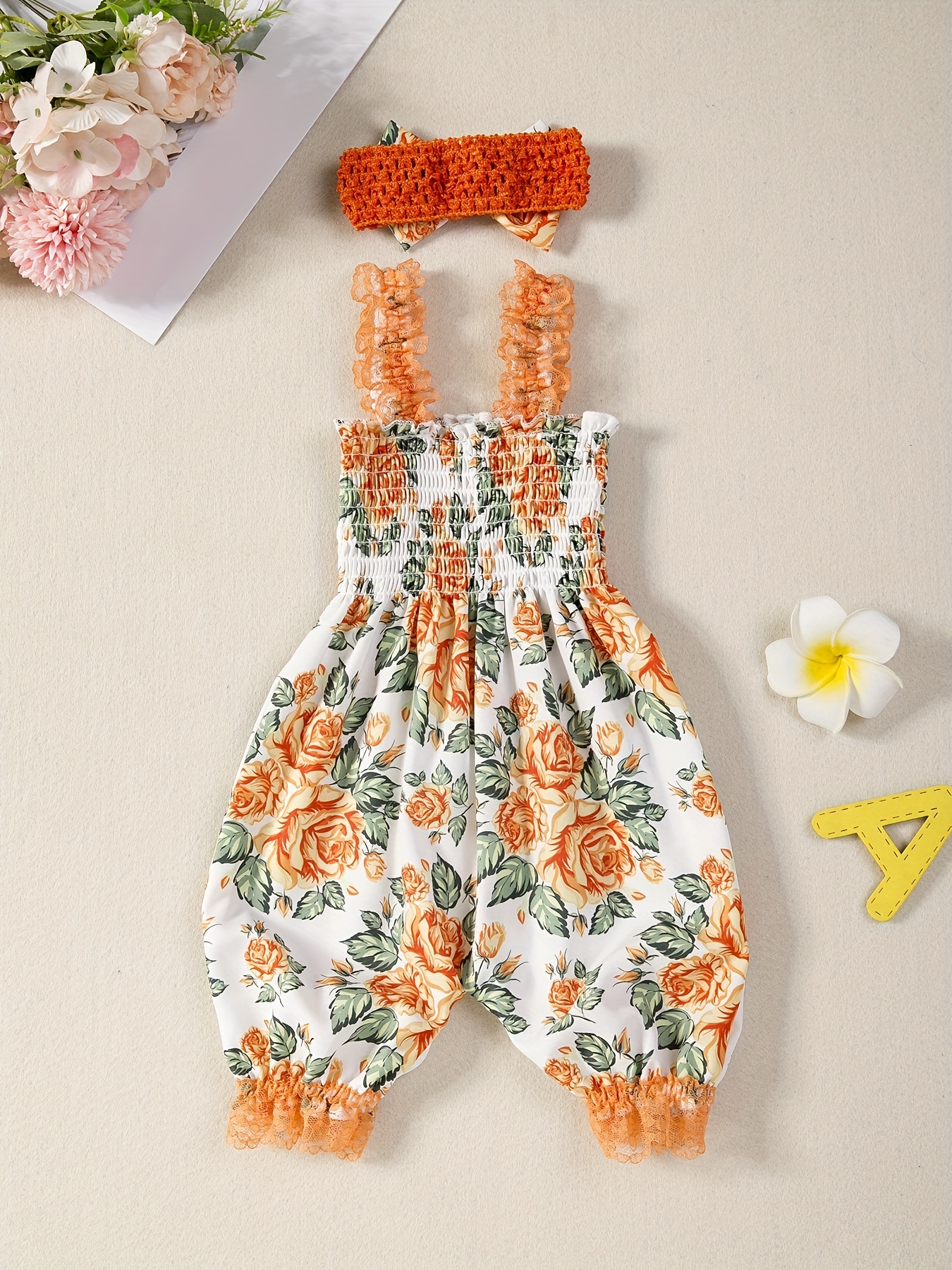 Summer Baby Strappy Romper