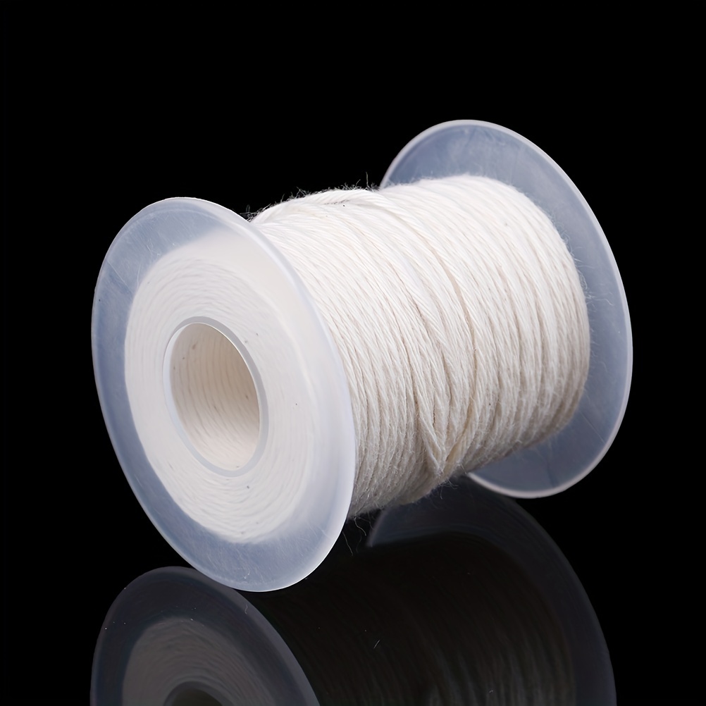 Non-toxic Environmental Spool Of Cotton Braid Candle Wicks Core For Diy Oil  Lamps Handmade Candle Making Supplies - Temu