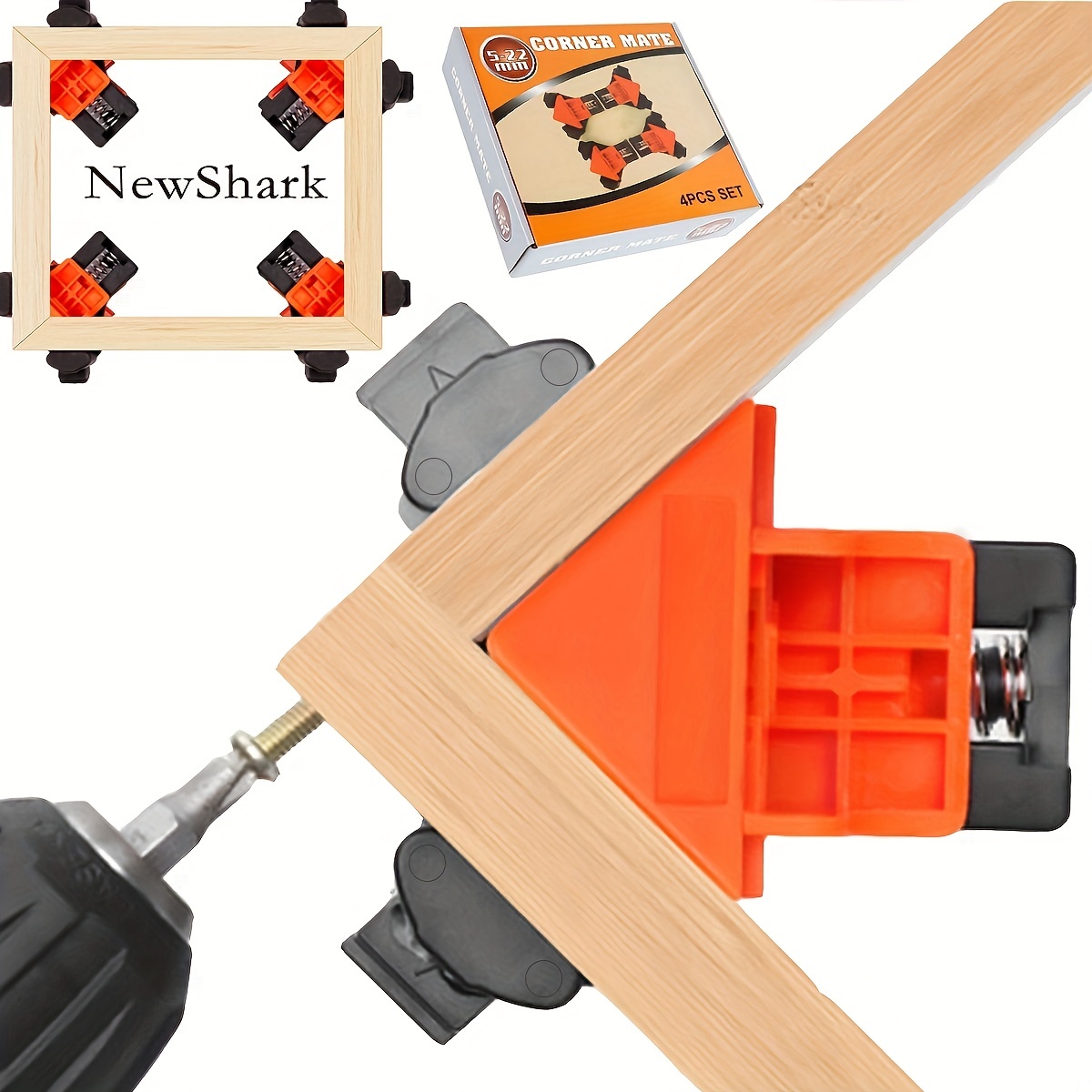 Morsetti per utensili morsetti angolari regolabili a 90 gradi con morsetto  di bloccaggio per la lavorazione del legno ppm-722