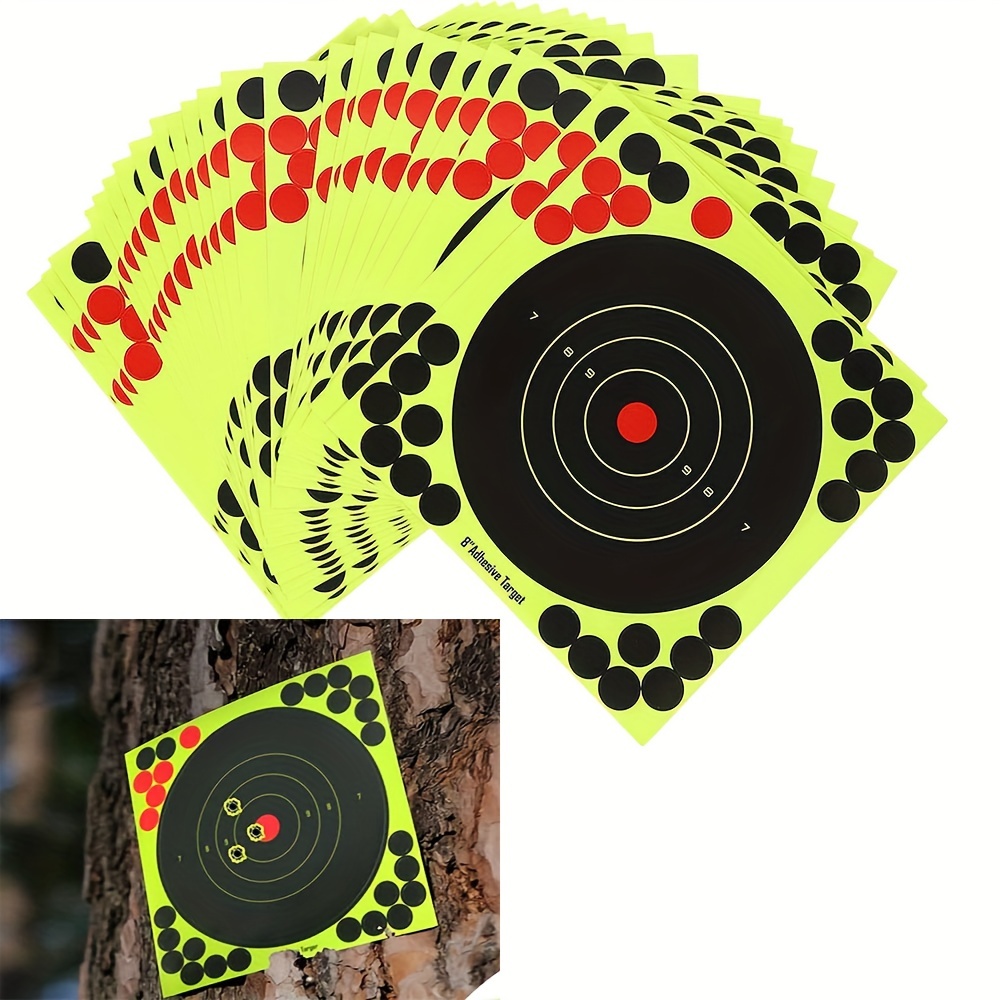 Reactive Self stick Splatter Paper Shooting Targets - Temu